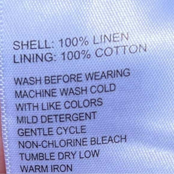 🌻TOMMY BAHAMA Two Palms Ruffle Linen Shift Dress In Green | Size Small - Picture 12 of 12